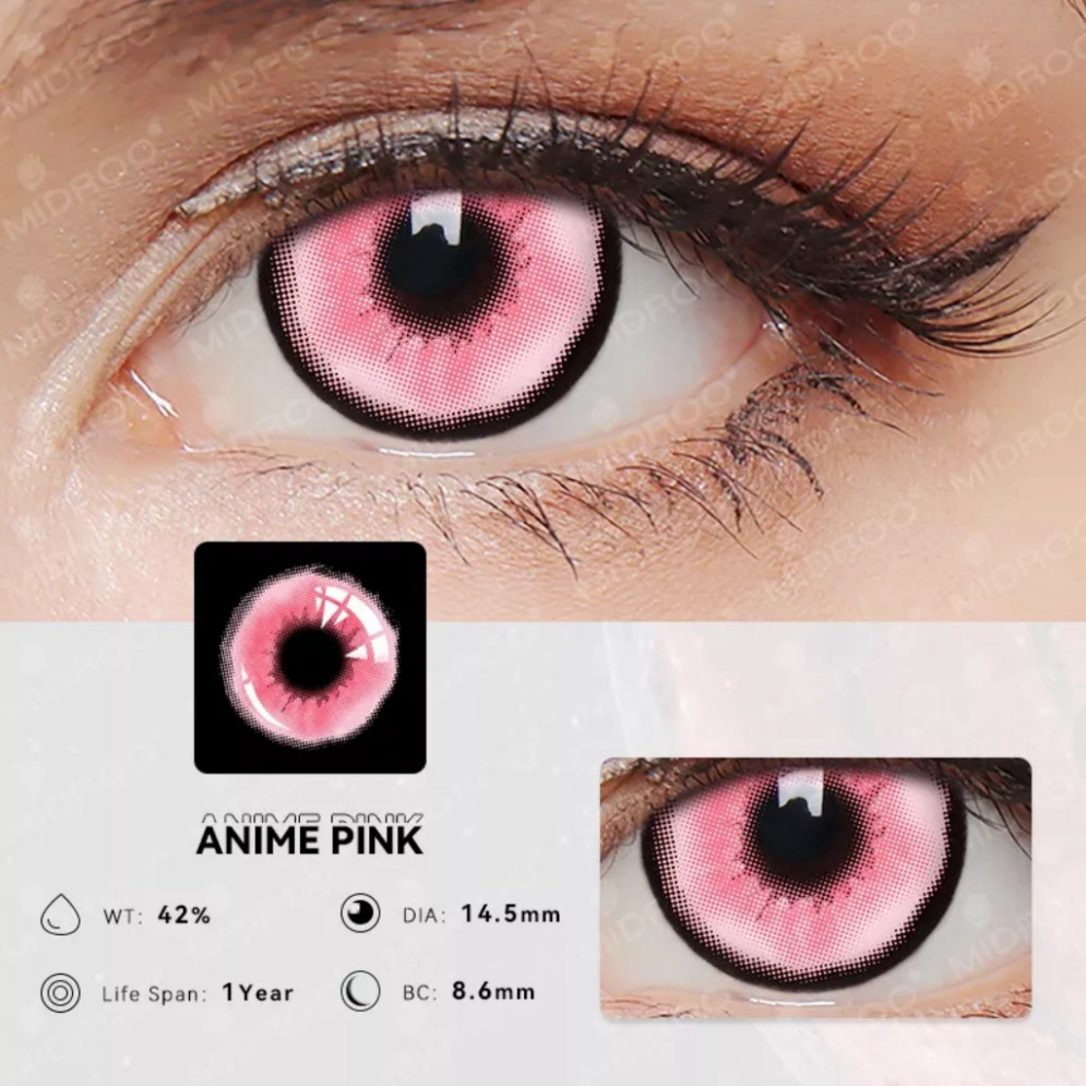 [Sẵn] Lens cosplay Keqing - Genshin Impact - Kính áp tròng [Miu Cosplay]