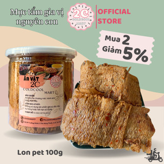Mực Tẩm Gia Vị Nguyên Con 100g 2cMart  