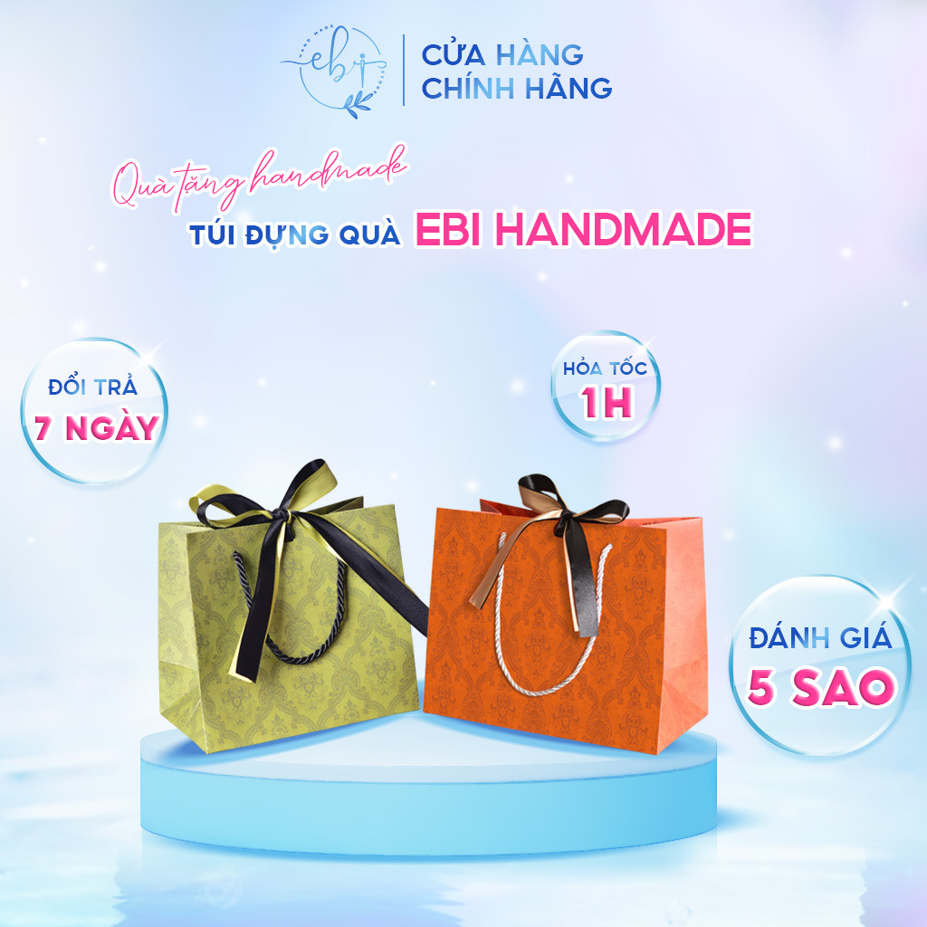 Túi Đựng Quà, Túi Giấy In Họa Tiết Vân Chìm Sang Trọng Dành Cho Ngày Kỉ Niệm, Sinh Nhật, 14/2 - 8/3 