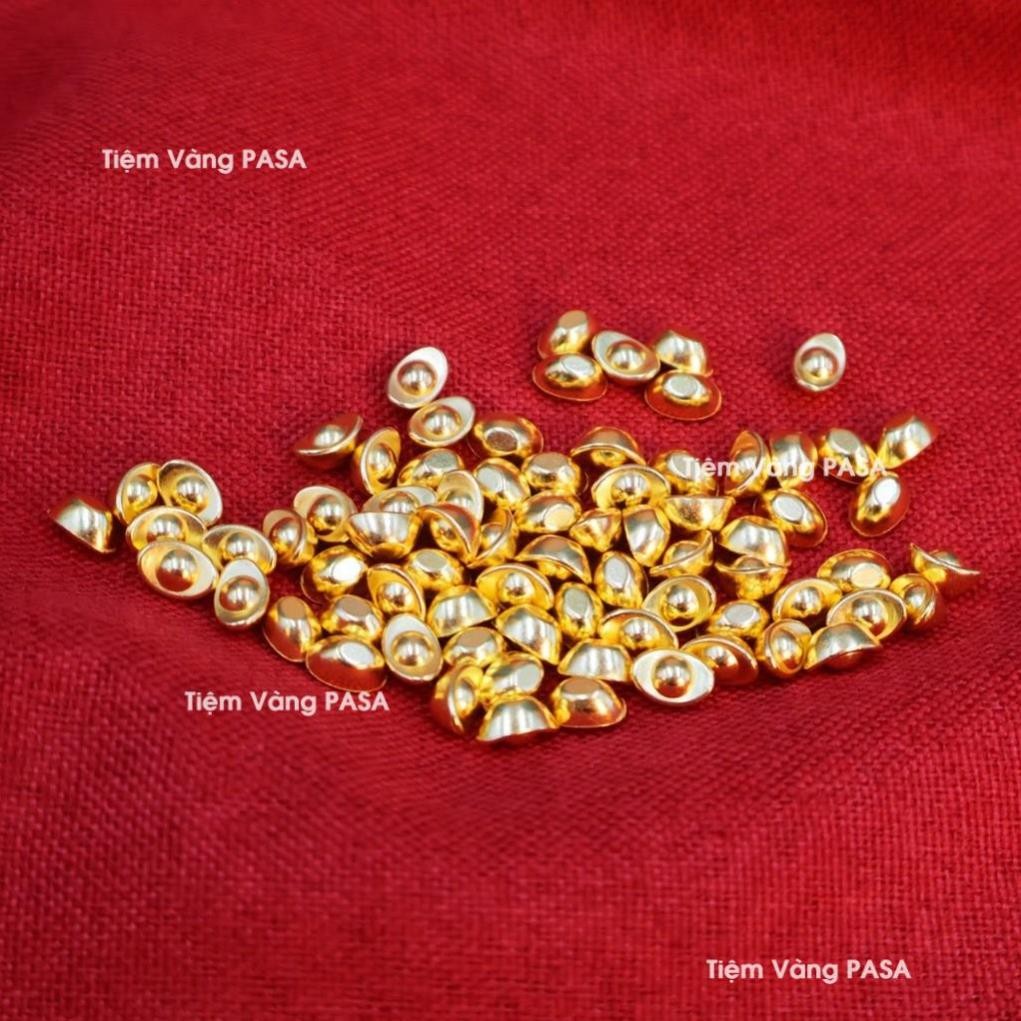 Thỏi Vàng Bốn Số 9999 Đồng Nguyên Khối, Thỏi Vàng Phong Thủy Thu Hút Tài Lộc, Trang Trí Tiểu Cảnh