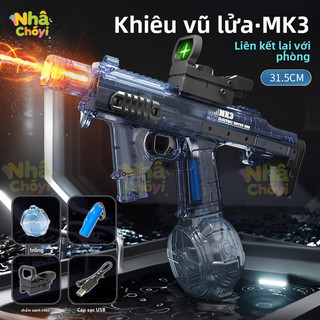 Đồ chơi súng nước tự động, súng nước AWM  UZI  MK quà tặng cho bé KMUB