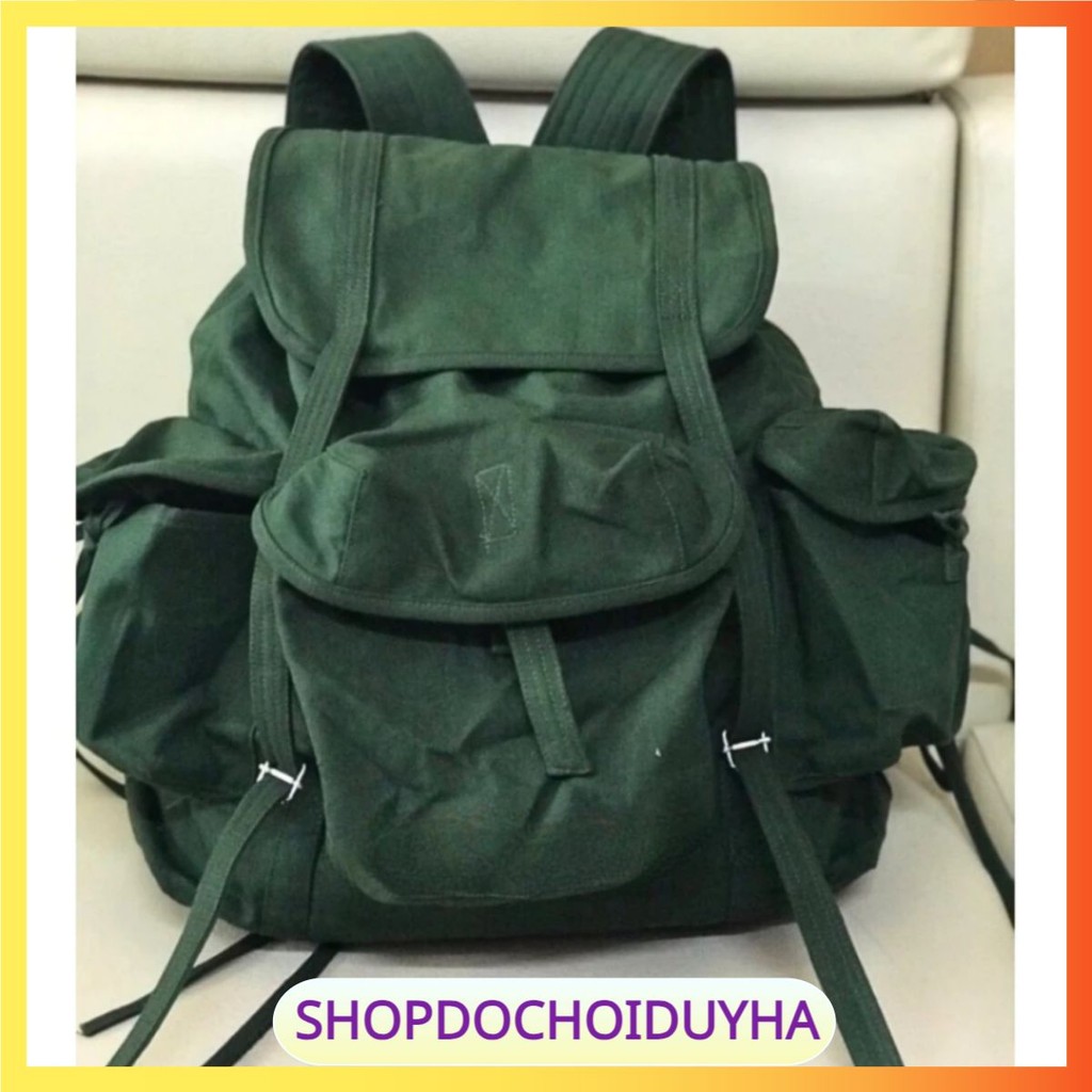 Balo Đi Rừng, Đi Phượt Dã Ngoại Màu Xanh Lục Kích Thước Lớn Tiện Lợi