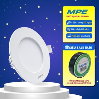 Đèn led âm trần RPL3 6W 9W 12W 18W 3000K/4000K/6500K MPE CHÍNH HÃNG