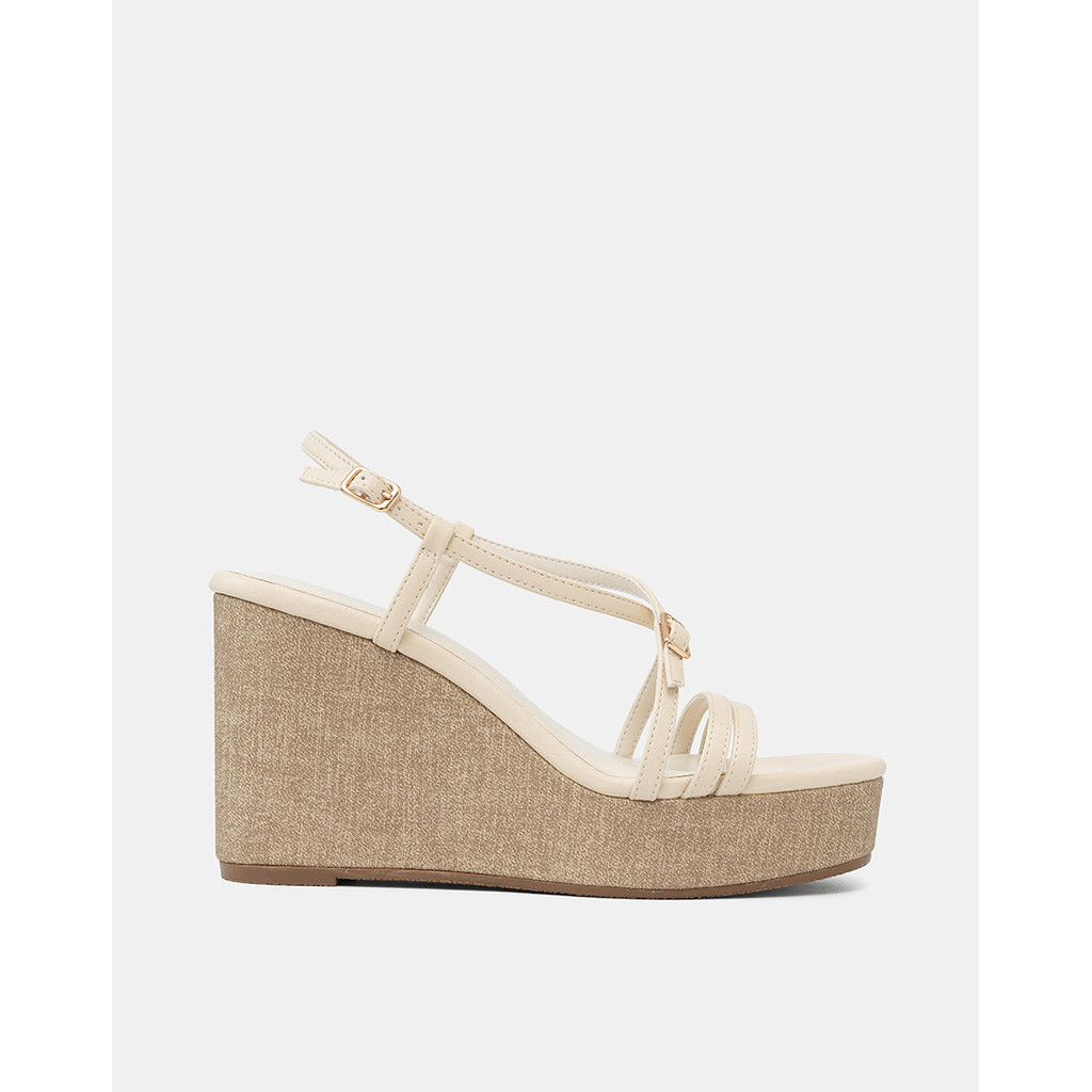 Giày Sandal Nữ 11cm Thời Trang JUNO Đế Xuồng Quai Cách Điệu SD11027