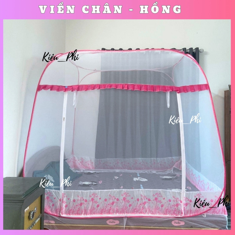 Mùng màn ngủ chống muỗi Mùng ngủ chống muỗi, màn ngủ gấp gọn, màn mùng khung vuông tự bung thông min