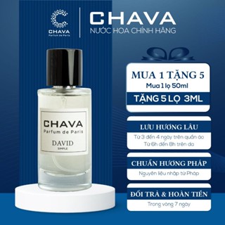 Nước Hoa Nam SIMPLE DAVID CHAVA, Hương Gỗ Ấm, Biển Mát, Mùi Mới Lạ Và Lôi Cuốn, Phong Cách Trẻ Trung