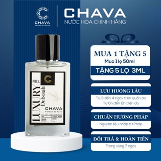 Nước Hoa Nữ LUXURY DEBORAH CHAVA, Phong Cách Xịt, Hương Hoa Nhài, Hoa Hồng & Gỗ Tuyết Tùng Tự Nhiên