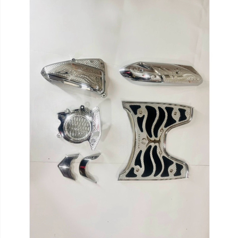 Combo bộ Phụ kiện 6 món mạ crom vision 2020-2025 có tem đỏ ARTISTAR chính hãng) - Xuyên Việt