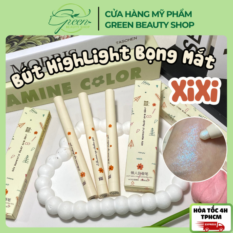 [XIXI] Bút Bắt Sáng XIXI Nhũ Lấp Lánh Dạng Chì Gel Trang Điểm Bọng Mắt D401