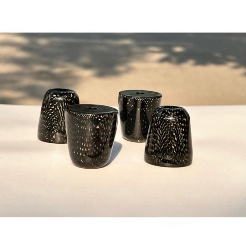 Gù tay lái,Gù carbon cạnh tròn fiber,chống rung thông dụng mọi dòng xe máy( giá 1 đôi) - Xuyên Việt