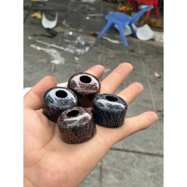 Gù tay lái,Gù trung carbon fiber cao cấp (giá 1 cặp có kèm ốc inox) - Xuyên Việt