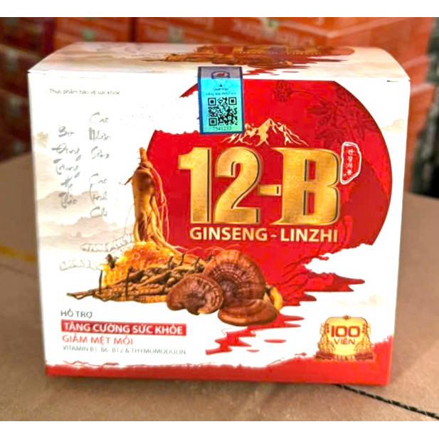 12B Ginseng Linzhi hỗ trợ ăn ngon miệng ,bồi bổ cơ thể, nâng cao thể trạng chán ăn mệt mỏi, suy nhượ