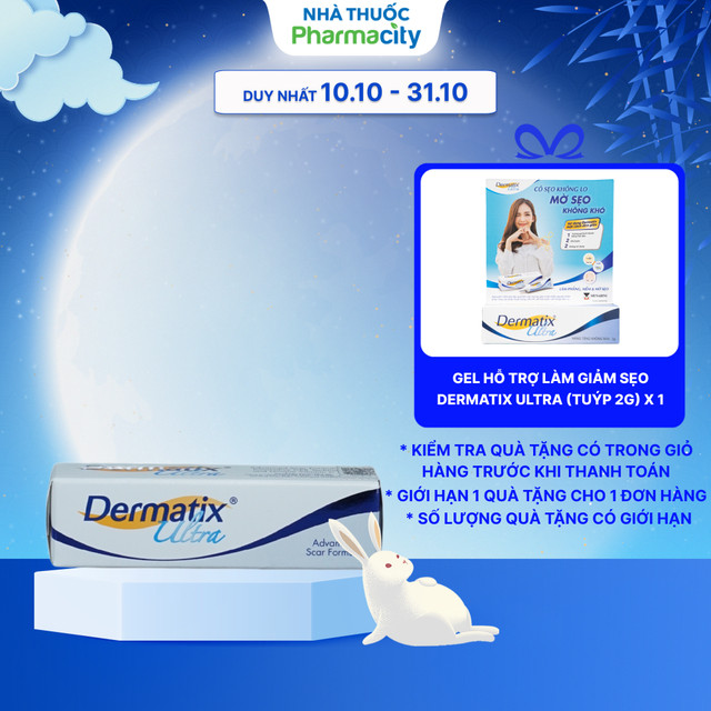 Gel hỗ trợ làm giảm sẹo DERMATIX ULTRA (Tuýp 7g)