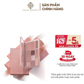 Bảng phấn mắt Carslan 10 màu Phấn má hồng Phấn bắt sáng Tạo khối 12g