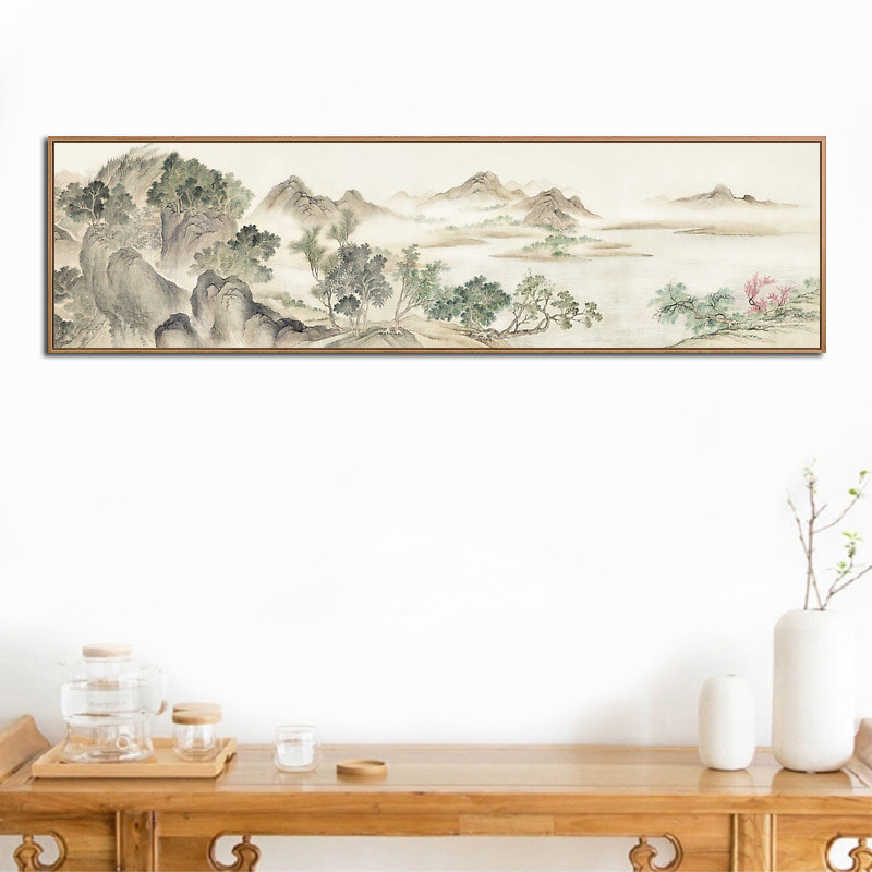 Modern Living Room Decorative Painting New Chinese Style Hanging Painting Study Room Sofa Background