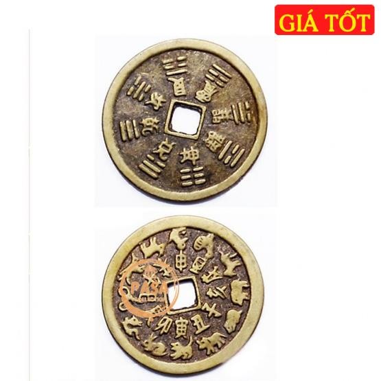 [Shop UY TÍN] Đồng Xu Giải Thái Tuế - Xu Áp Thái Tuế Bằng Đồng 4cm - ĐÃ KHAII QUANNG