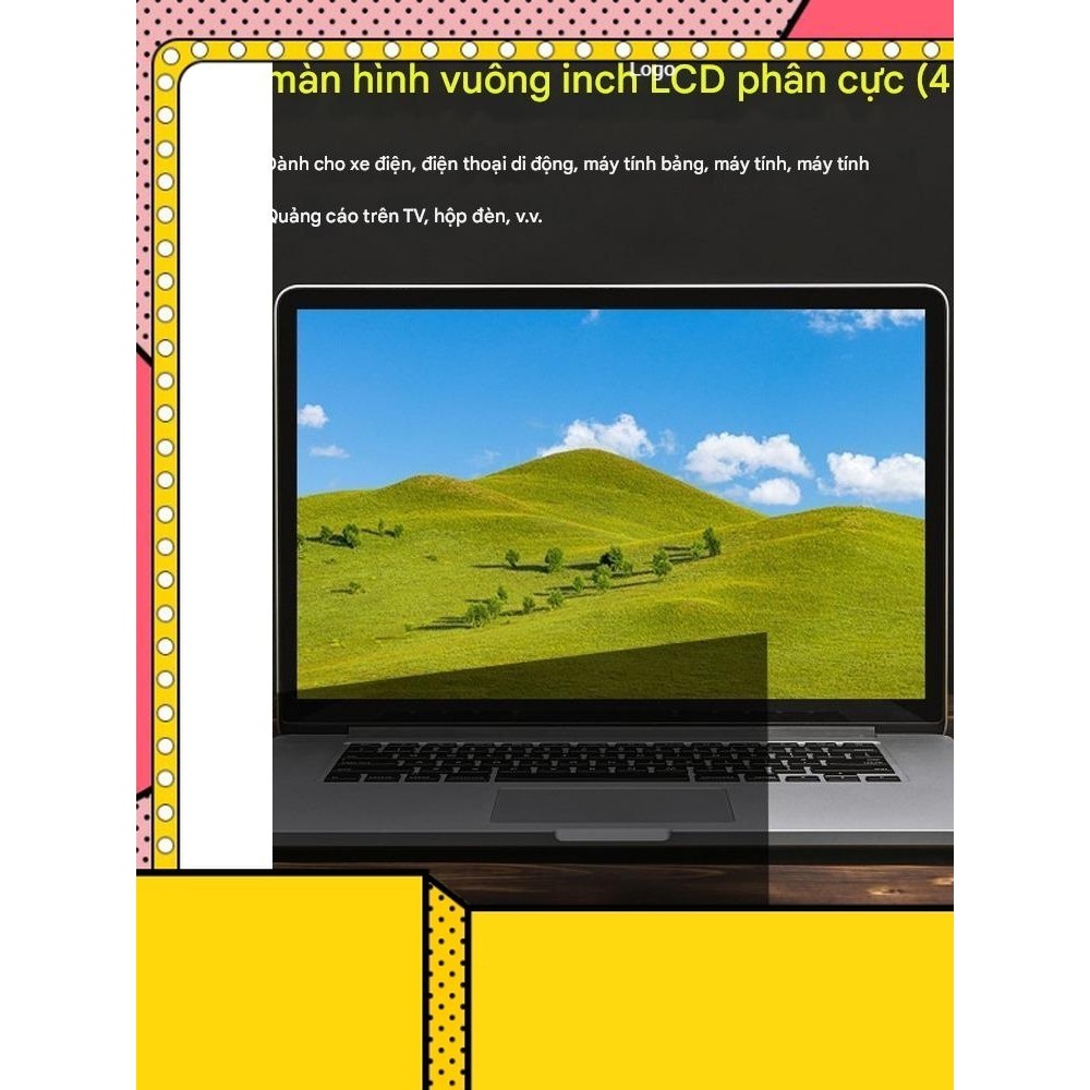 Phim Phân Cực Màn Hình LCD 19 Inch – Công Nghệ Đức Nhật, Bề Mặt Cát Mịn, Hiệu Suất Tối Ưu