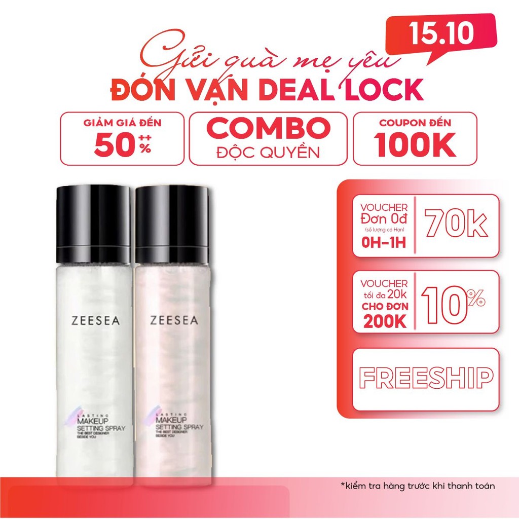 Xịt Khóa Makeup ZEESEA Lasting Makeup Setting Spray 100ml – Bí Quyết Giữ Lớp Trang Điểm Hoàn Hảo