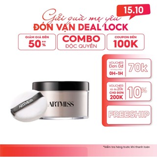 Phấn Phủ ARTMISS Transparent Loose Powder 30g - Kiềm Dầu Vượt Trội, Khóa Nền Bền Đẹp 24 Giờ