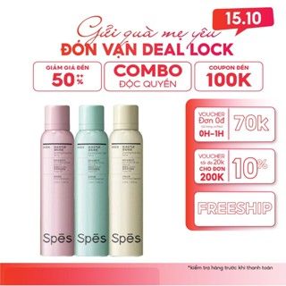 Dầu Gội Khô SPES 220ml: Phiên Bản Nâng Cấp, Không Bọt Trắng, Hút Dầu, Dưỡng Tóc Chắc Khỏe
