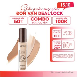 Kem nền artmiss 12h dạng lỏng dưỡng ẩm kiểm soát dầu lâu trôi chống thấm nước 12H - 40ML