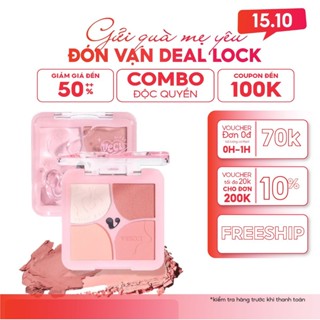 VEECCI Phấn Má Hồng Và Bắt Sáng 4 Ô Đa Năng – Làn Da Tươi Tắn, Tỏa Sáng Tự Nhiên