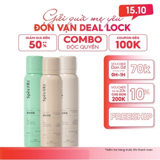 Dầu gội khô SPES dạng xịt 3 tầng hương dưỡng tóc tạo phồng cấp tốc hút dầu không bết dính giữ nếp 8h