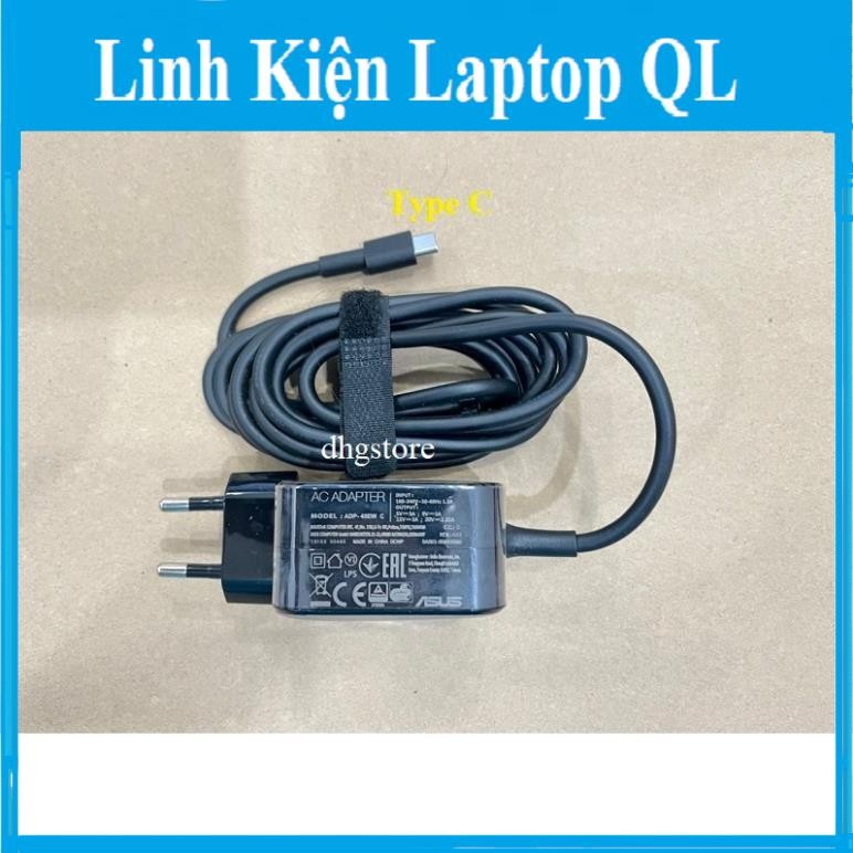 Sạc laptop Asus 19V-2.25A/ 15V-3A/ 9V-3A/ 5V-3A 45W Chân Sạc Type C