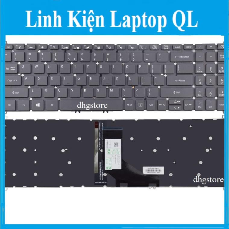 Bàn phím laptop Acer Aspire A515-51, A515-51G, A515-53, A515-53G, A515-53K, SF315-41 Có Nút Nguồn