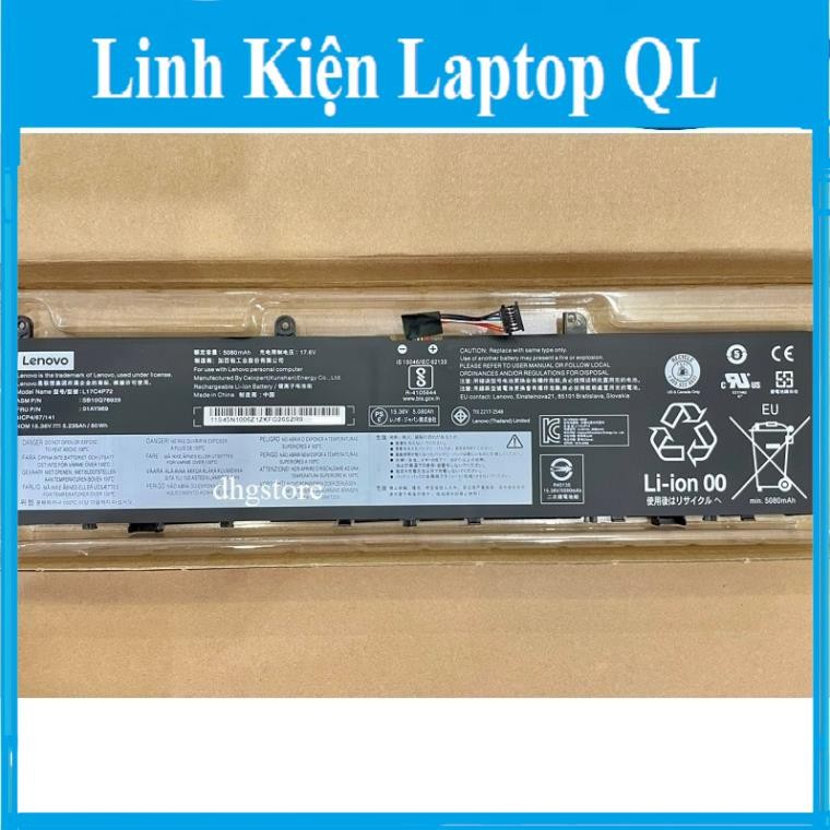 Pin laptop Lenovo ThinkPad X1 Extreme 1st 2nd, ThinkPad P1 Gen 1st 2nd, 2018 2019 L17M4P72 L18M4P71 