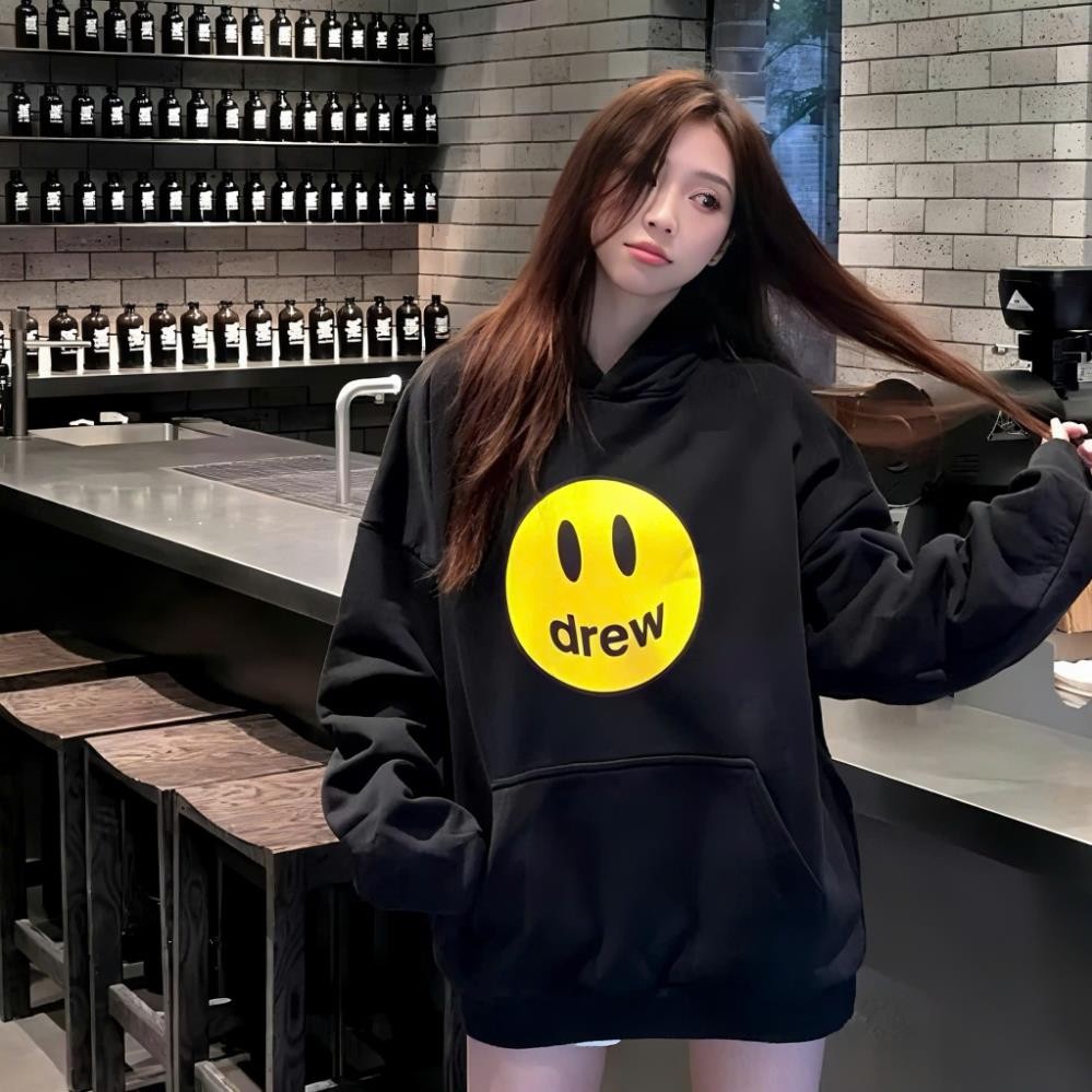 Áo Nỉ Hoodie Drew Chất Liệu Nỉ cotton  Mũ 2 Lớp Mặc Vô Cùng Ấm Áp Dành Cho Cả Nam và Nữ UT