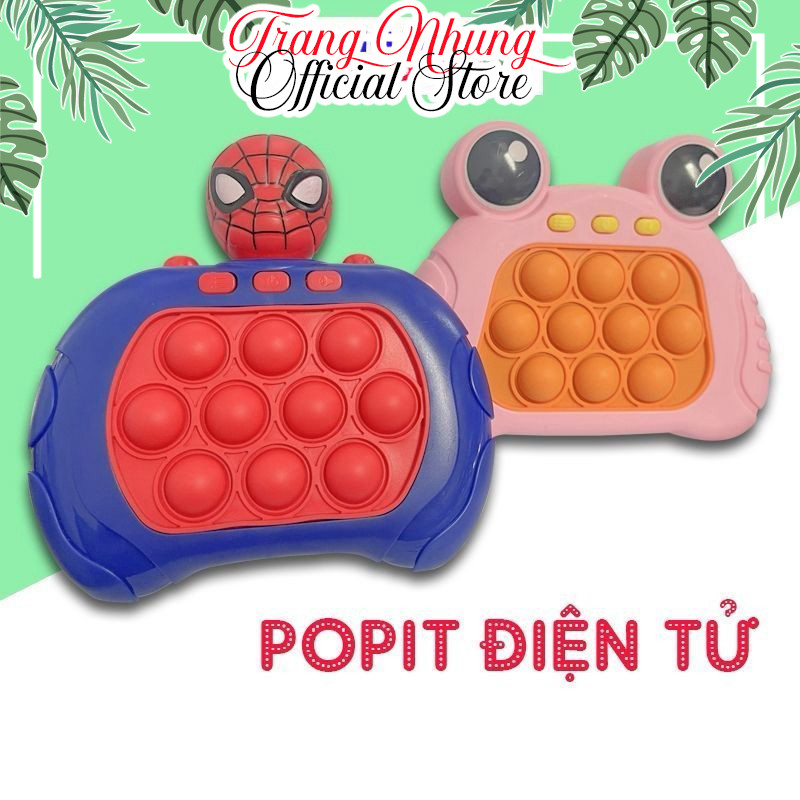 Đồ Chơi Popit Điện Tử, Máy Chơi Game Pop it Nhiều Chế Độ - Có Sẵn Pin AAA