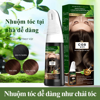  Dầu gội phủ bạc sin hair 500ML- gội là đen nâu tóc thảo dược thuốc Lược nhuộm tóc 