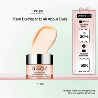 Kem dưỡng mắt ngăn ngừa giảm quầng thâm và bọng mắt Clinique All About Eyes 15ml