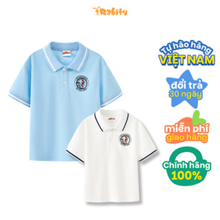 [VOUCHER XỊN GIẢM TỚI 50K]Áo thun polo tay ngắn người nhện Spider-Man Marvel bé trai Rabity 501.003