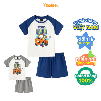  Đồ bộ thun ngắn tay Vương quốc xe hơi Disney bé trai Rabity 560.052