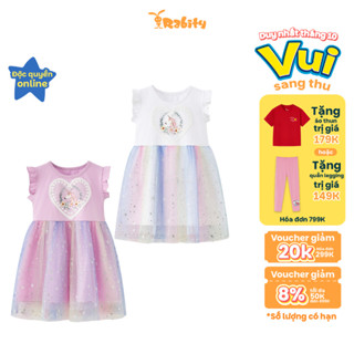 [VOUCHER XỊN GIẢM TỚI 50K] Đầm voan tay ngắn bé gái Rabity 950.902