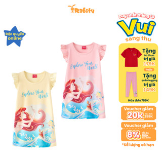 [VOUCHER XỊN GIẢM TỚI 50K] Đầm thun ngắn tay bé gái Rabity 550.901