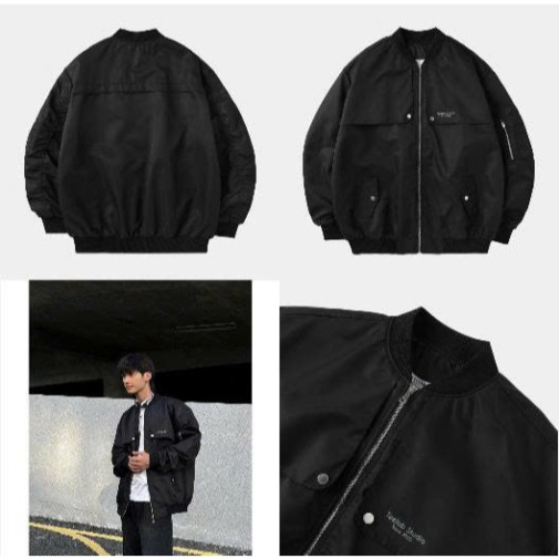Áo Khoác GIÓ  phối khóa tay Teelab  Chất Gio 2 lơp    Form Unisex  - Nam Nữ  hot trend