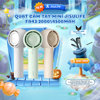 Quạt Cầm Tay Mini JISULIFE FA42 Siêu Mát - Sạc Nhanh - Pin 2000/4500mAh Sử Dụng Lên Đến 7H-16H Chính Hãng - BH 12 Tháng