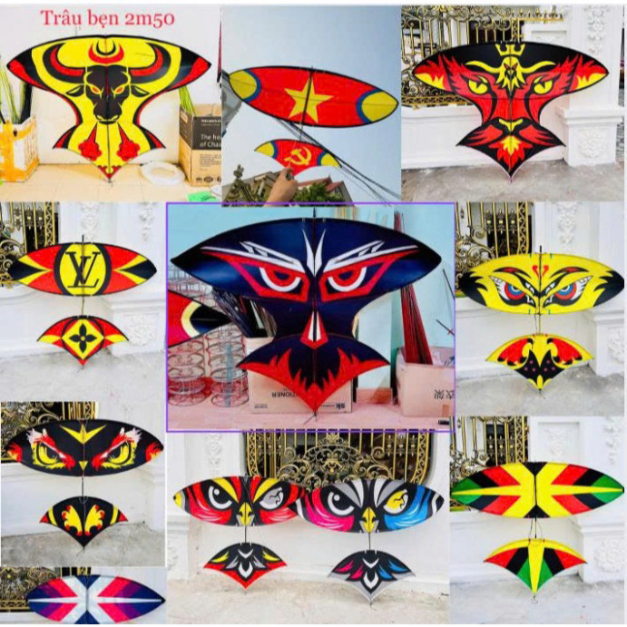 Diều Sáo  Diều Sáo Mắt Cú Đen .Diều Cacbon 1m7 -2m- 2m5 Cực Hót Hót Trend 2025