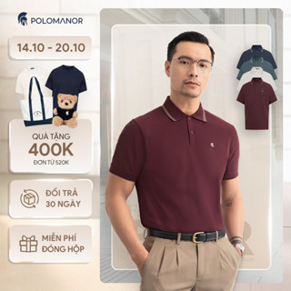 Áo polo nam cao cấp CLASSIC DIAMOND, chất liệu CVC Diamond thanh lịch sang trọng - POLOMANOR