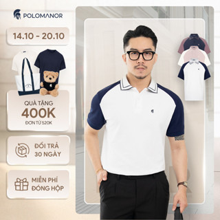 Áo polo nam cao cấp RAFLAN, chất liệu mới cotton diamond USA thanh lịch sang trọng - POLOMANOR