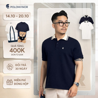 Áo polo nam TRAVIS vải Cotton CVC Diamond cao cấp, nam tính thanh lịch sang trọng - POLOMANOR