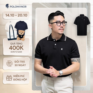 Áo polo nam DENIS vải cá sấu cotton interlock xuất xịn, nam tính, thanh lịch - POLOMANOR