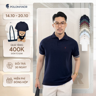 Áo polo nam cao cấp BASIC DIAMOND, chất liệu mới CVC Diamond, thanh lịch sang trọng - POLOMANOR