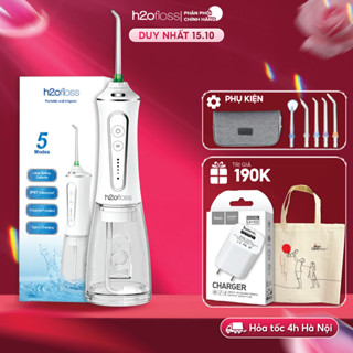Máy tăm nước cầm tay H2ofloss HF-P11 300ml mẫu CAO CẤP, nâng cấp chống nước X2 toàn diện,Pin 30 ngày