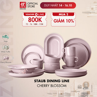 Chén Bát, Đĩa, Cốc Gốm Sứ STAUB Ceramic Dining Line Cherry Blossom - Nhiều Size/Loại