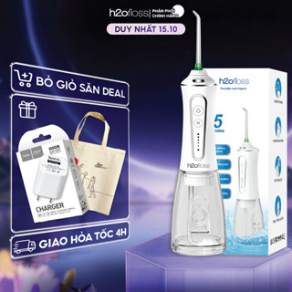 Máy tăm nước cầm tay H2ofloss HF-P11, chống nước x2 lần, công nghệ Nhật bản xịt sạch sâu - BH 2 năm
