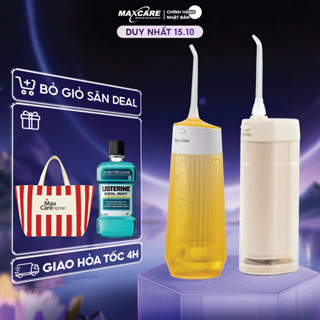 Máy Tăm Nước Cầm Tay Mini Gấp Gọn Maxcare Travel size Max456pro, Max456p - Công Nghệ Nhật Bản, Phiên Bản Giới Hạn